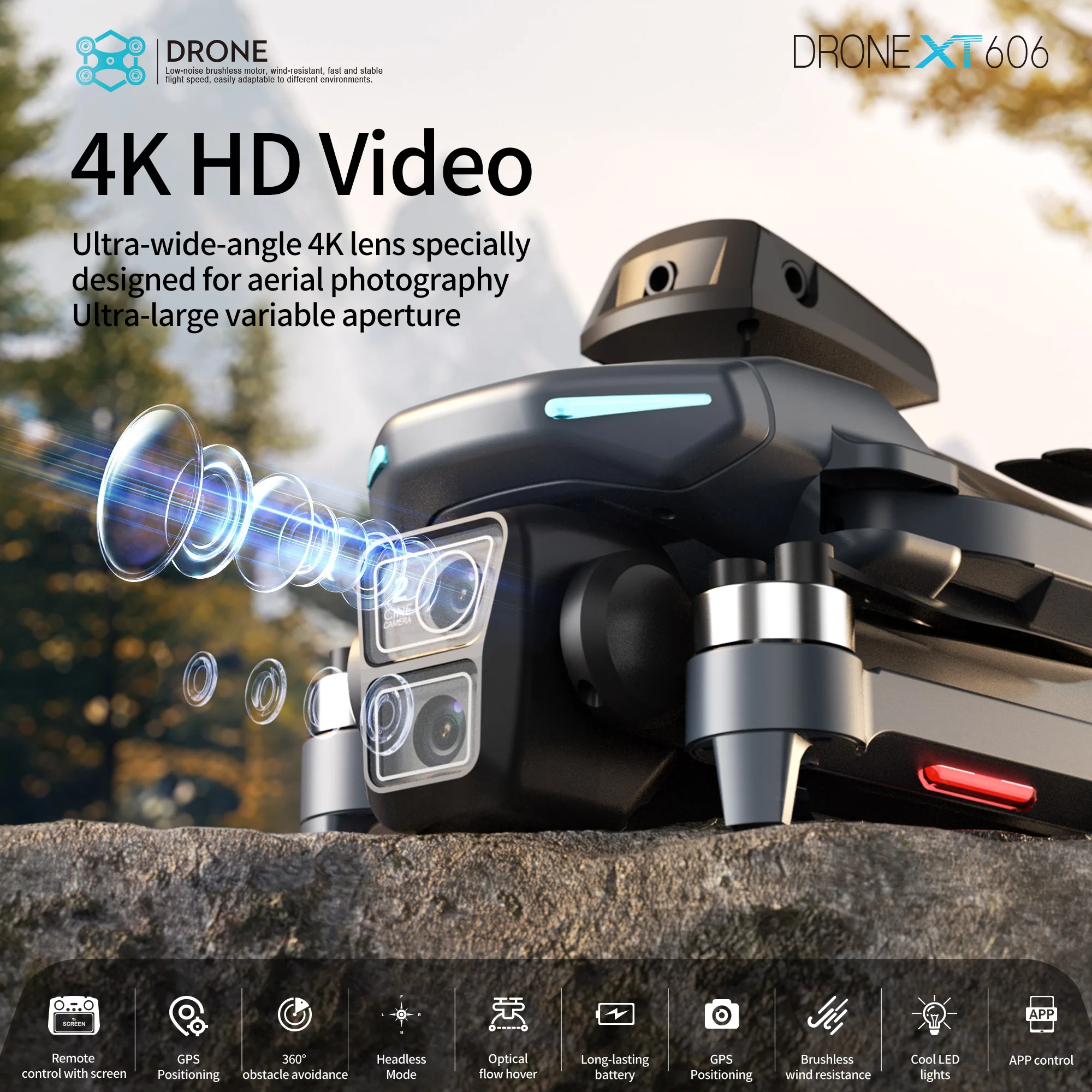 Original XT606 MAX GPS Drone 4 - Drone Thermal Imaging recension och pris