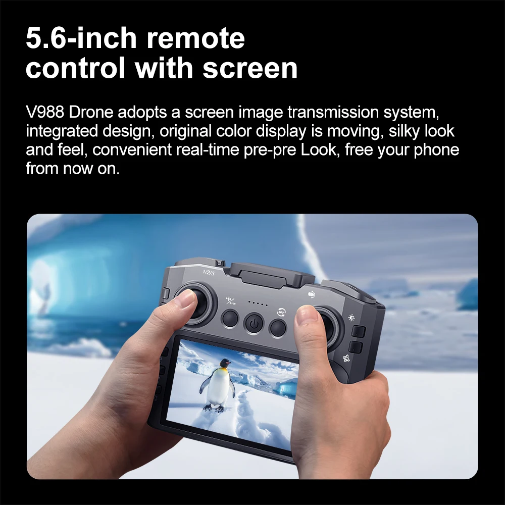 Original V988 Drone 8K HD Dual - Drone Thermal Imaging recension och pris